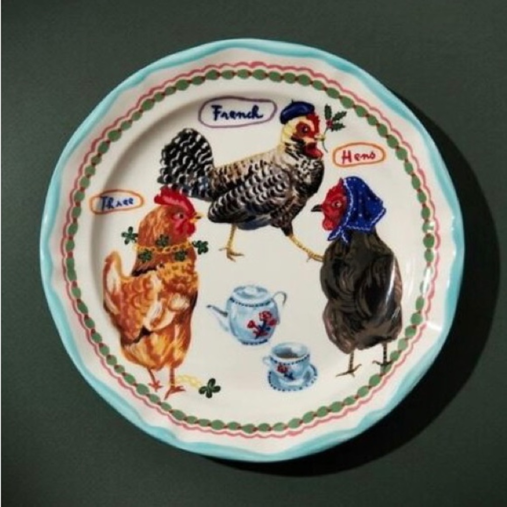 Anthropologie BRAND NEW, Nathalie Lete Twelve Days of Christmas Dessert …